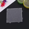 Tablero Transparente Cuadrado Pequeño Especial de 2.6 mm para Bean Spelling Plantilla Cuadrada Bean Spelling Puzzle Educativo para Niños