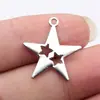 23X20Mm 1.2g Pingente Estrela Pentagrama Multicolorido DIY Acessórios para Exportação Item Quente Transfronteiriço