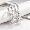 Brincos Yanbai Venda Quente Transfronteiriça de Cobre Incrustado com Zircônia em Forma de Gota Leve Luxo Sensação de Alto Padrão Feminino Nicho Exquisito Moderno Acessórios de Brinco