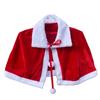 Capa de Navidad capa para niños capa para adultos decoraciones navideñas terciopelo dorado disfraces navideños capa roja ropa
