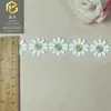 Roupa infantil multicolor margarida pequena 10 pétalas renda bordada solúvel em água 2cm acessórios de vestuário coloridos DIY feito à mão em estoque atacado