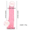 Enchufe Anal de Goma Suave Transparente de Cristal Colorido de Tamaño Pequeño Artificial para Mujer Dispositivo de Masturbación Juguete Sexual Fábrica