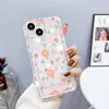 Estilo Ins Fresco Patrón Floral Pequeño Adecuado para iPhone 17 Pro Max Funda de Teléfono con Airbag 15 Apple 16 Cobertura Completa 13/14