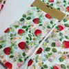 En Stock Estilo Japonés Fresa Fruta Pera de Nieve Empaque de Papel Papel Copiador Fabricante Venta al por Mayor Papel de Forro para Regalos Papel Separador de Color