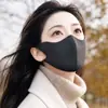 Nueva colección otoño e invierno 2026: mascarilla facial de punto fina con forro polar, cepillada para abrigar, a prueba de viento, con estructura de soporte tridimensional, transpirable, adecuada para ciclismo al aire libre