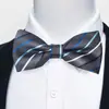 Estoque Pronto do Fabricante Gravata Borboleta Jacquard Formal Masculina para Negócios, Casamento, Festa, Gravata Borboleta Floral de Poliéster em Forma de Seta