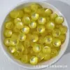 Cuentas Redondas de 8-12 mm Ojo de Gato de Imitación Cuentas de Resina Agujero Recto Pulsera Colgante Cadena de Teléfono Hechos a Mano con Cuentas Sueltas