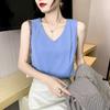 Foto Real de Camisola Estilo Francês para Mulheres Usarem como Roupa Externa no Verão Conjunto de Chiffon com Top Básico Chique
