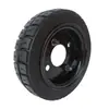 Rueda Maciza de 63mm con Cuatro Agujeros de 250x75mm Rueda Maciza de Cuatro Agujeros de 25cm Rueda Delantera Giratoria para Carretilla de Ingeniería Rueda Inflable Libre