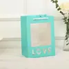 Bolsa de Regalo Transparente para Flores Nuevo Ramo Ventana Extra Grande Temporada de Cumpleaños Graduación Bolsa de Regalo para el Día de San Valentín Bolso de Mano