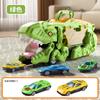 Deformación de Dinosaurio Grande Transfronterizo Tragar Coche Ataque Tiranosaurio Rex Puede Almacenar Pista Deslizante Coche de Dinosaurio Puesto de Mercado Nocturno