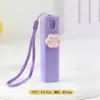 Botella de Spray con Garra de Dibujo Animado Lindo Lanyard Botella Recargable Portátil Spray Desinfectante de Alcohol para Loción Botella de Spray Pequeña