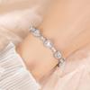 Pulsera de Lenguaje del Amor que Hace Palpitar el Corazón para Niñas, Lujo Ligero, Nicho, Forma de Corazón, Dulce, Sencilla, Moderna, Regalo Exquisito para Novia
