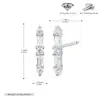 Aretes de Plata de Ley S925 de Suministro Exclusivo Cruzados Barra Larga Simple Fila Geométrica Incrustados con Pedrería Circonita Pendientes de Lujo Ligero Fábrica de Origen Venta al por Mayor