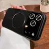 Adequado para iPhone 17 Pro Janela Grande Resfriamento por Gelo Respirável Magnético Capa de Celular Apple 15 Colorida Oca