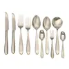 Faca, Garfo e Colher de Aço Inoxidável para Cozinha Ocidental de Hotel, Faca de Bife, Garfo e Colher com Cabo Pontiagudo, Colher e Garfo para Sobremesa e Bolo, Colher de Café, Garfo de Frutas