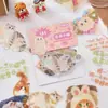 Paquete de Pegatinas Brillantes Momento Lindo de Mascota Gato y Perro Lindos Material de Decoración para Diario Pegatinas Troqueladas Calcomanías de Dibujos Animados