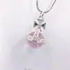 Retenção de Cor Alta 14K Retenção de Cor Acessórios de Cristal Pingente Rainha Mãe Saturno Cruz Pulseira DIY Colar Feito à Mão
