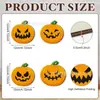 Ornaments de Porta-copos de Abóbora de Madeira Transfronteiriços DIY Tapete de Mesa para Café Ornaments de Halloween Decoração de Mesa para Casa
