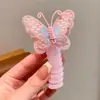 Goma para el pelo de cordón de teléfono de fresa y coco para niña, Elegante, Sin marca, No aprieta, Alta elasticidad, Duradera, para mujeres