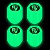 Tapa de válvula de neumático luminosa tapa de válvula de coche boquilla de aire para neumático de vacío de coche eléctrico decoración de cubierta de núcleo de válvula luminosa