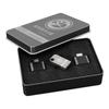 Memoria USB de Música al por Mayor Metal 32g Canciones sin Pérdida de Alta Velocidad Mini Disco Negro 64g Copiar Contenido Memoria USB de Música para Coche