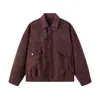 Nueva Moda Versátil de Otoño [Chaqueta Brillante de Moda] Abrigo Estilo Americano Chaqueta de Pareja de Moda Otoñal