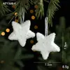 Pacote de Presente de Natal de Hong Kong: Decorações de Espuma Branca, Enfeites, Penduricalhos para Árvore de Natal, Presentes