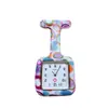 Fabricante de Shenzhen 2234 Reloj de Silicona Universal Estampado Cuadrado para Enfermeros Hombres y Mujeres, Reloj de Pecho para Examen de Estudiantes, Modelo Moderno Estilo Coreano