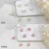 Elegantes Accesorios Nuevos de Estilo Chino con Flor de Cinco Pétalos Bordada, Broche de Flor, Botón Hanfu, Pulsera con Cuentas, Llavero, Accesorios de Joyería