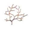 Nova Flor Flor núcleo pequeno galho de pinha joia acessórios de liga diy grampo de cabelo acessórios de cabelo de liga feitos à mão