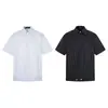 Camisa de Manga Corta a Cuadros con Botones Ocultos, Nuevo Estilo de Verano, Top Casual Holgado, Estilo Ligero y Maduro, Versátil para el Trabajo y los Trayectos