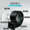 Ventilador Centrífugo Multi-Asa Df Forno Circulação de Ar Resfriamento Ventilador Baixo Ruído Caldeira Ventilador de Tiragem Induzida Forno de Ar Quente Ventilador