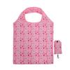 En Stock Poliéster 190t con Patrón Bolsa de Compras Plegable Bolsa Tote para Supermercado Bolsa Portátil Ecológica con Impresión de Logo