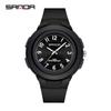 Reloj de Cuarzo Casual Personalizado de Marca Sanda para Hombre y Mujer Tendencia de Moda Reloj Creativo Ligero para Exterior Resistente al Agua Reloj de Estudiante