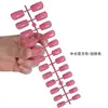 Tiras de Unha Estilo Chinês [24 Peças] Pontas de Unha Cor Sólida Adesivos de Unha Postiça Vestíveis Mais Vendidos Disponíveis em Várias Cores Venda por Atacado