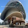 Esculturas Luminosas de Fibra de Vidro, Instalações de Arte Pintadas e Decoradas, Cenas Decorativas no Topo do Museu de Arte, Enfeites Criativos para Shoppings