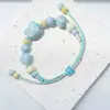 Pulsera de Cerámica Jingdezhen Nueva Pulsera de Cerámica China Joyería Estudiante Estilo Tíbet Cuerda Trenzada a Mano Puesto Regalo para Estudiante