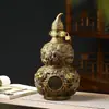 Botella Vacía Wulong Ofrece Fu Jingdezhen Cerámica Botella de Vino Jarra de Vino Sellada Decorativa Creativa Calabaza Paquete de 2.50 kg