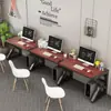 Combinación de Escritorio de Oficina y Mesa de Estudio, Escritorio de Oficina Simple Moderno para Múltiples Personas o una Sola Persona, Escritorio Simple para Personal, Escritorio de Computadora