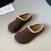 Sapatos Birkenstock para Mulheres 2025 Novo Outono Roupa Externa Escritório Diário Birkenstock Preguiçoso Slip-On Meia Chinelo Dedos para Mulheres