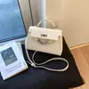 Bolso de Mano Texturizado de Nicho Estilo Francés 2025 Nuevo Bolso para Mujer Moda Bolso Cruzado Simple Cuadrado Pequeño Casual de Moda