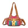 Bolso de mano para mujer, bolso de mano de primavera 2024, de piel suave, informal, moderno, de gran capacidad, para mamás de mediana edad y mayores.