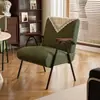 Sofá Individual Retro, Silla de Diseñador Minimalista Estilo Japonés para Sala de Estar, Silla de Ocio para Balcón Estudio Homestay