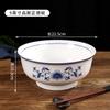 Tigela de Macarrão Tigela de Sopa Tigela de Macarrão Lamian Tigela Balde Culinária Hunan Cerâmica Tigela Alta Cor Sob Esmalte Louça Restaurante de Macarrão Pequeno Frito Comercial Doméstico