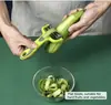 Pelador Multifuncional de Frutas y Verduras, Hoja Afilada de Acero Inoxidable Pelador de Patatas y Zanahorias, Mango Cómodo Antideslizante Herramienta de Pelado de Cocina