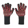 Resistentes a Altas Temperaturas Silicona Horno Barbacoa Anti-quemaduras Horno Microondas Resistente al Desgaste Cable Aislante Prepoxy Retardante de Llama Barbacoa Guantes Ignífugos