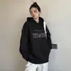 Sudadera con Capucha de Gato de Dibujos Animados Blanca y Gris para Mujer 2026 Nueva Otoño e Invierno Sudadera Estilo Coreano Conjunto Minimalista Top Chaqueta