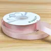 Cinta de Gasa de Color Sólido de Borde Medio de 2.5 cm, Cinta para Ramo de Flores, Cinta para Envoltura de Regalos DIY, Venta al por Mayor
