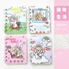 Kappi Bala Coil Livro A7 Cartoon Bonito Pequeno Livro Alto Valor de Cor Mini Portátil Notebook Chronicle Journal